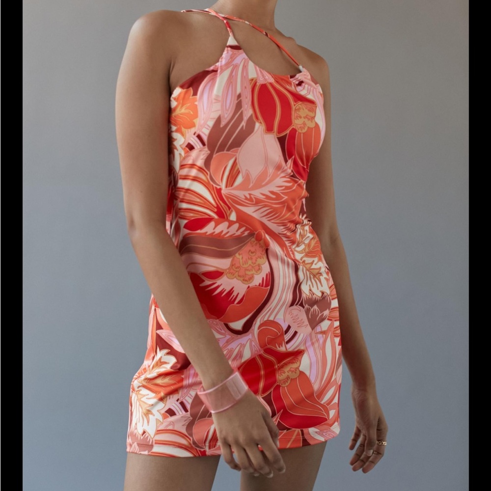 Kiss the Sky Strappy Asymmetrical Dress